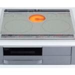 Bếp từ Mitsubishi CS-G318MS màu trắng xám size 60cm