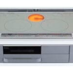 Bếp từ Mitsubishi CS-G318MWS màu trắng xám size 75cm