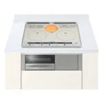 Bếp từ Hitachi HT-K60S màu trắng xám, hai bếp từ IH