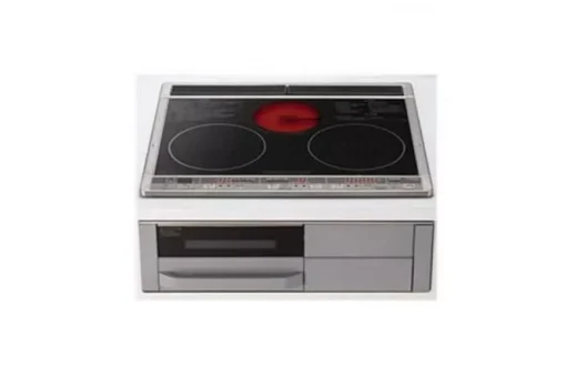 Bếp từ Mitsubishi CS-G321M với hai từ một hồng ngoại và một lò nướng.