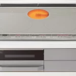 Bếp từ Mitsubishi CS-G321MS có hai từ một hồng ngoại và một lò nướng.