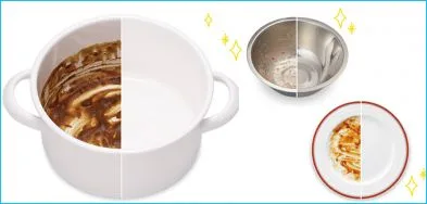 Rửa bằng nước nóng rửa trôi mọi cặn bẩn