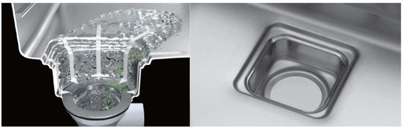 Chậu rửa bát một hố Shigeru LE JSM-K FS - Ảnh 5