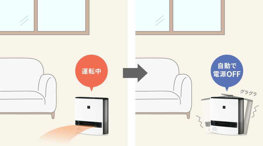 Máy sưởi Sharp HX-TK12 công nghệ sưởi hybrid