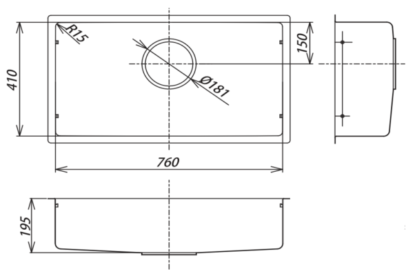 Chậu Rửa Bát Một Hố Shigeru Le Jsn-K 3F Fs